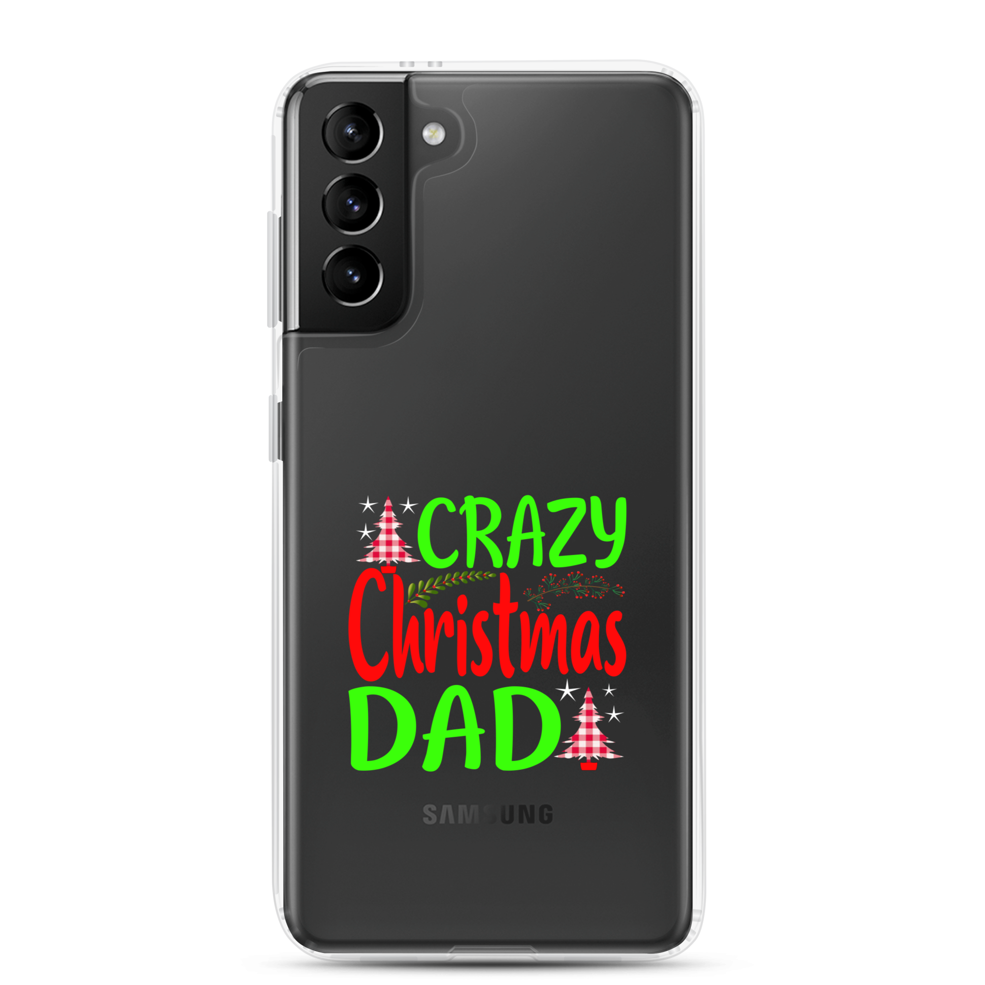 Crazy Christmas Dad Clear Case for Samsung®