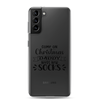 Come On Christmas Daddy Needs New Socks Clear Case for Samsung®