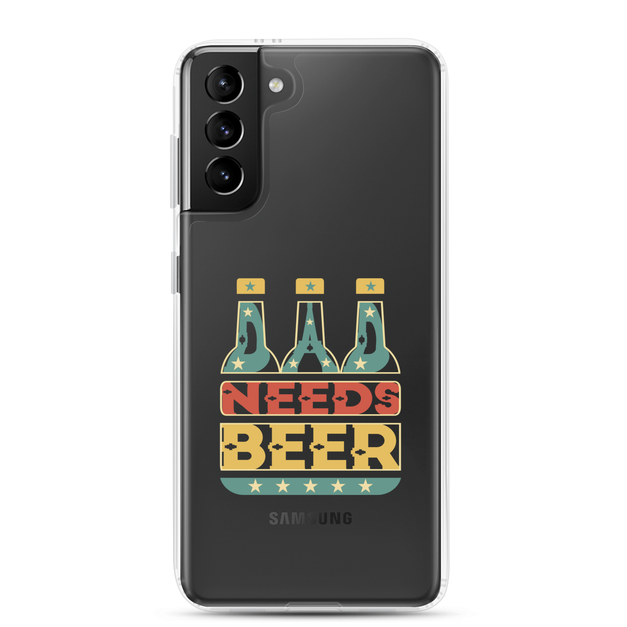 Dad Needs Beer Clear Case for Samsung®