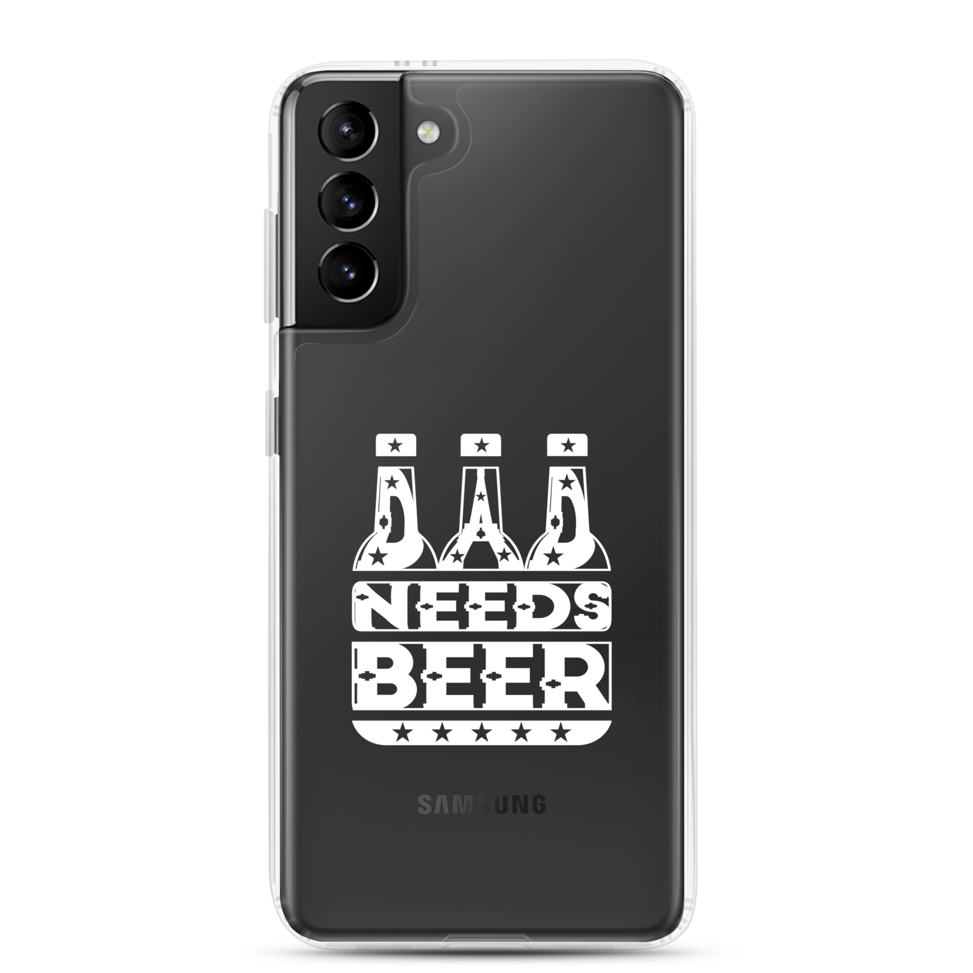 Dad Needs Beer Clear Case for Samsung®