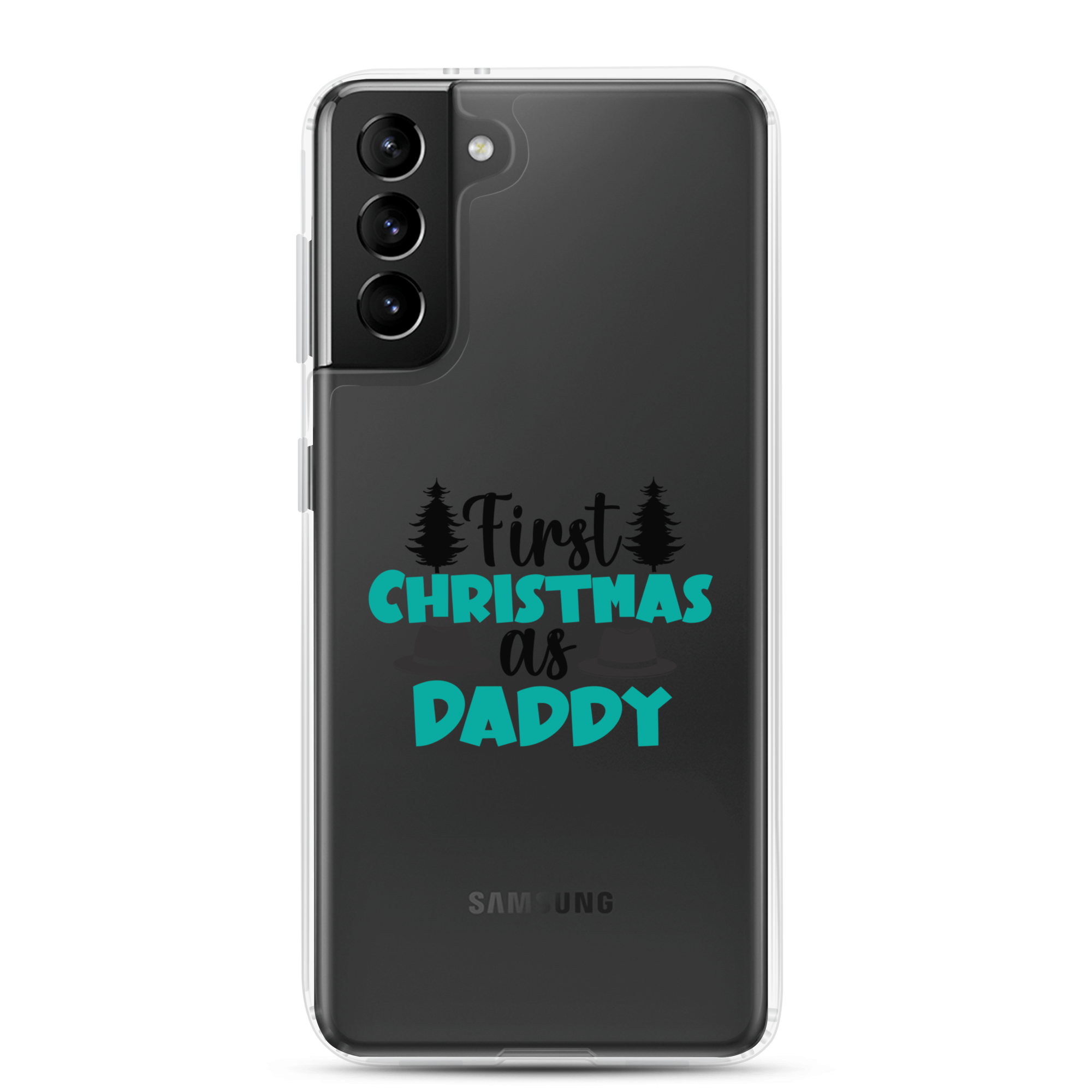 First Christmas As Daddy Clear Case for Samsung®