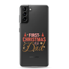 First Christmas As Dad Clear Case for Samsung®