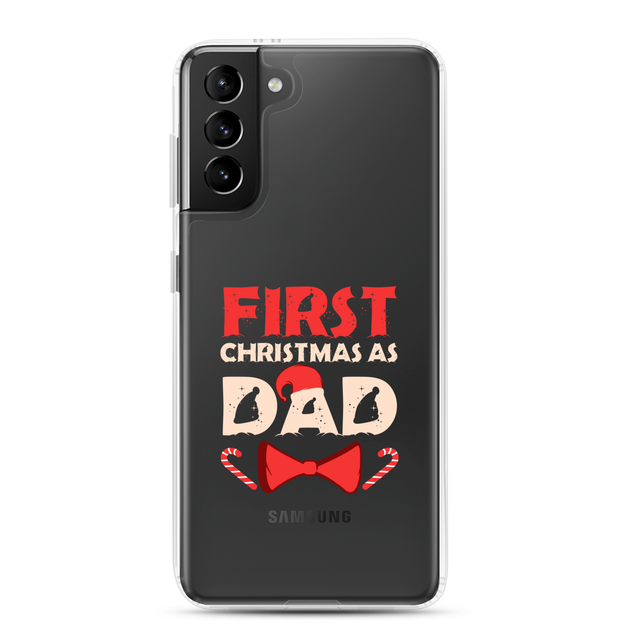 First Christmas As Dad Clear Case for Samsung®