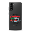 First Christmas As Dad Clear Case for Samsung®