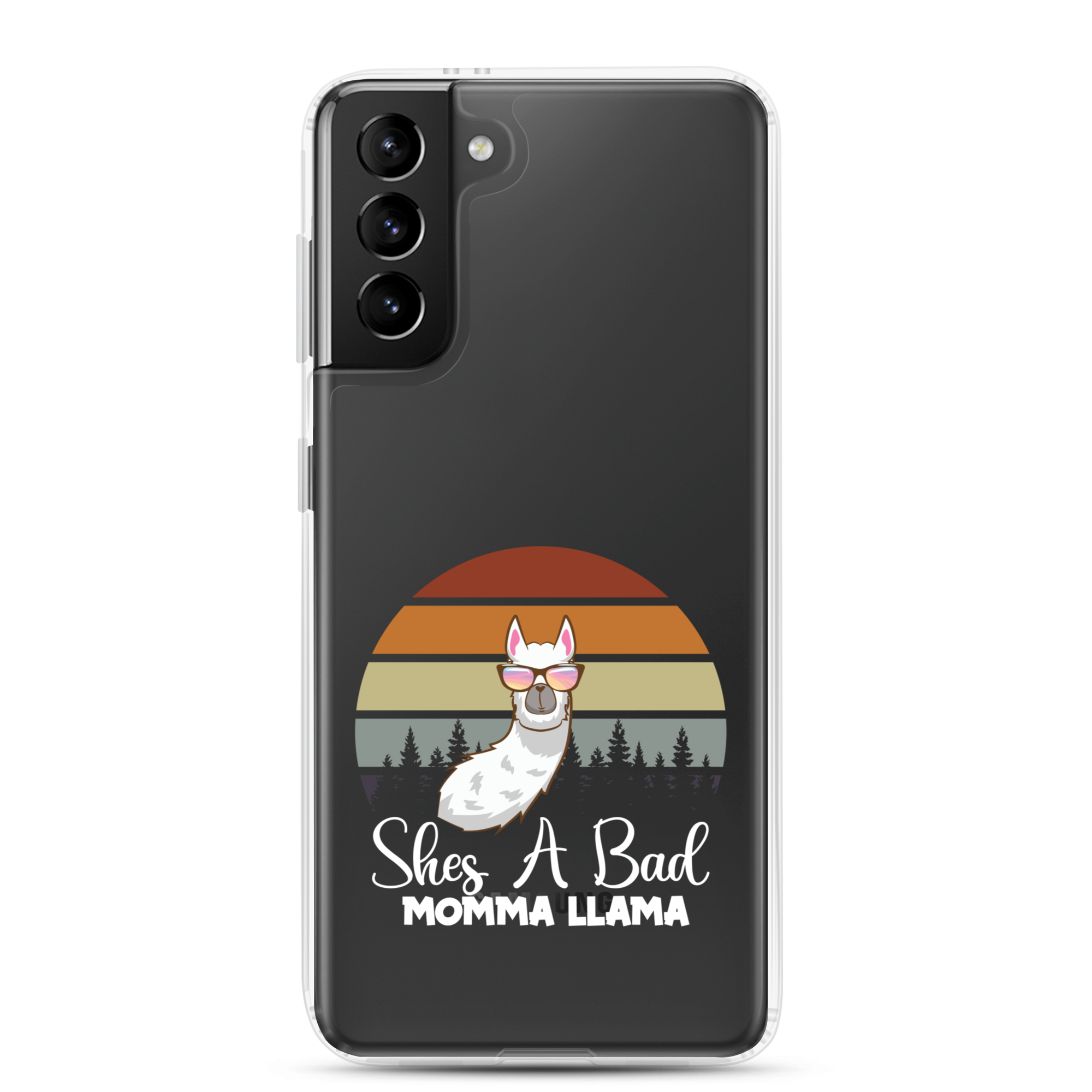 She's A Bad Momma Llama Clear Case for Samsung®