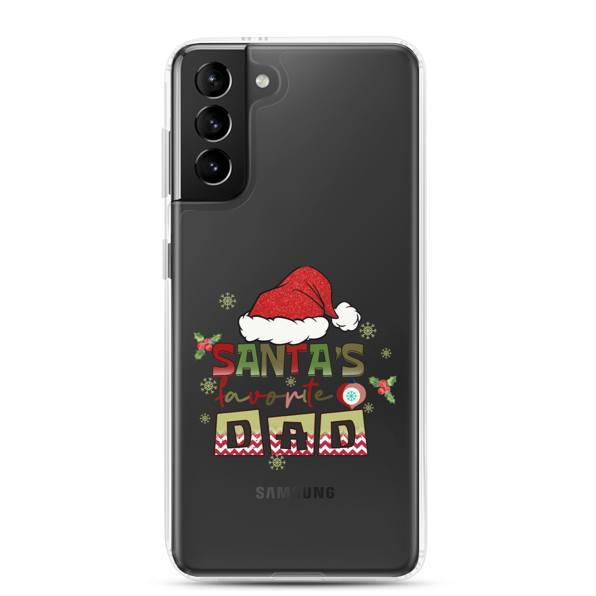 Santa's Favorite Dad Clear Case for Samsung®