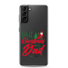 First Christmas As Dad Clear Case for Samsung®