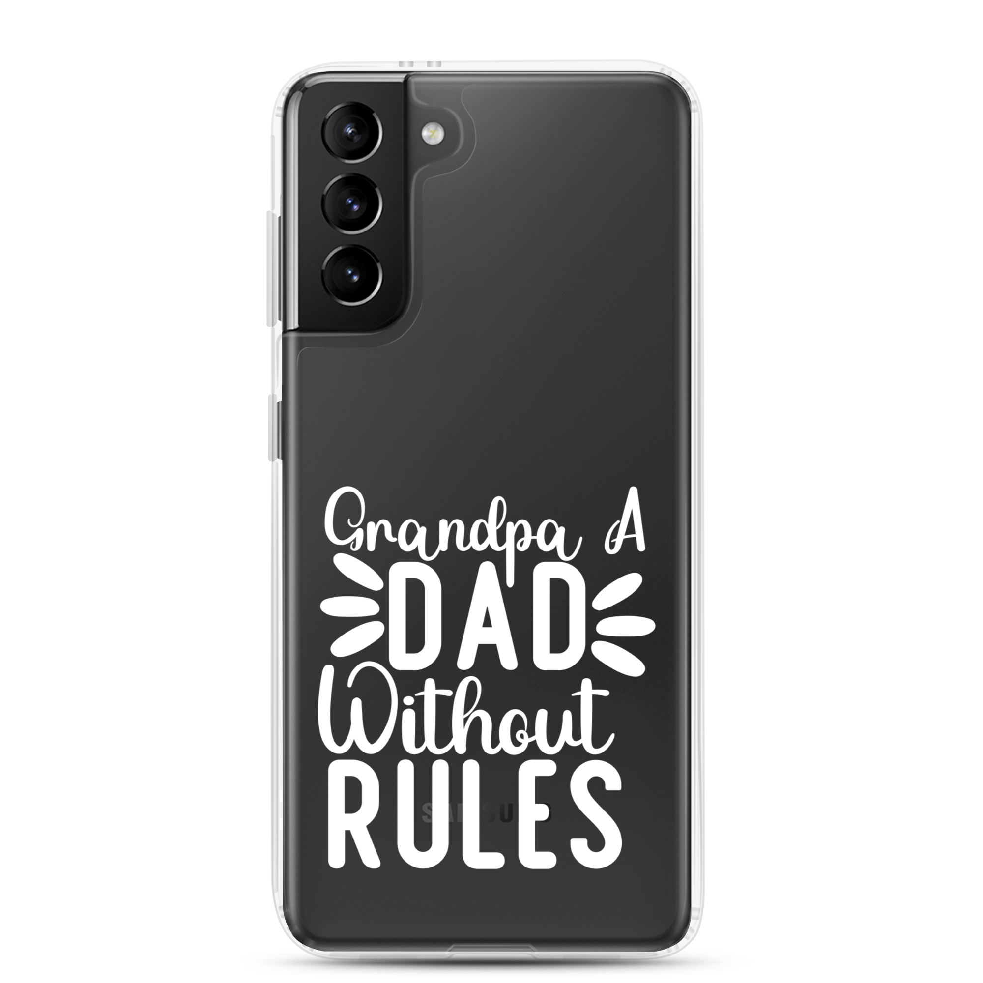 Grandpa A Dad Without Rules Clear Clear Case for Samsung®