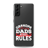 Grandpa Are Dads Without Rules Clear Case for Samsung®