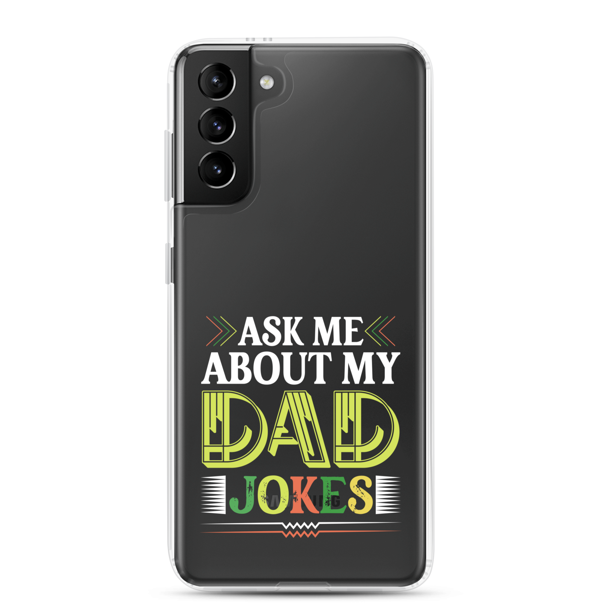 Ask Me About My Dad Jokes Clear Case for Samsung®