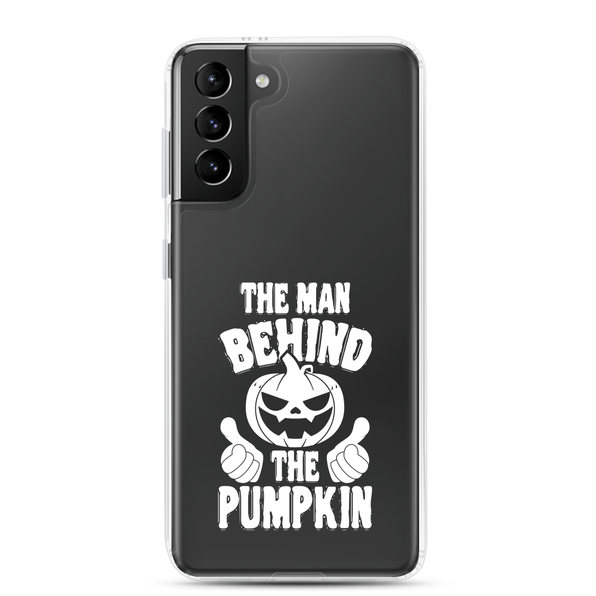 The Man Behind The Pumpkin Clear Case for Samsung®