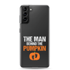 The Man Behind The Pumpkin Clear Case for Samsung®