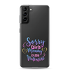 Sorry Girls Mommy Is My Valentine Clear Case for Samsung®