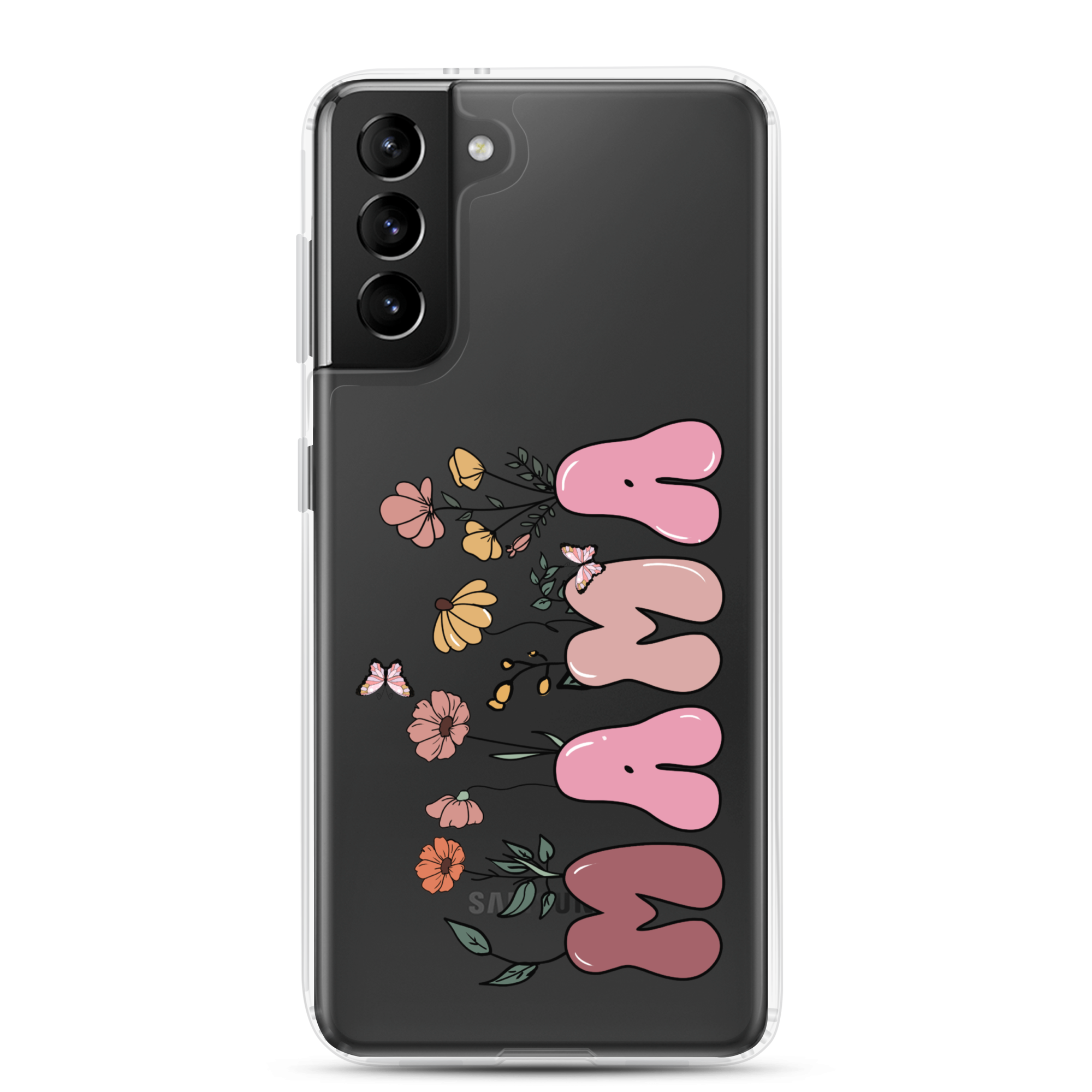 Floral Mama Clear Case for Samsung®