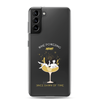 Wine Powering Moms Since Dawn Of Time Clear Case for Samsung®