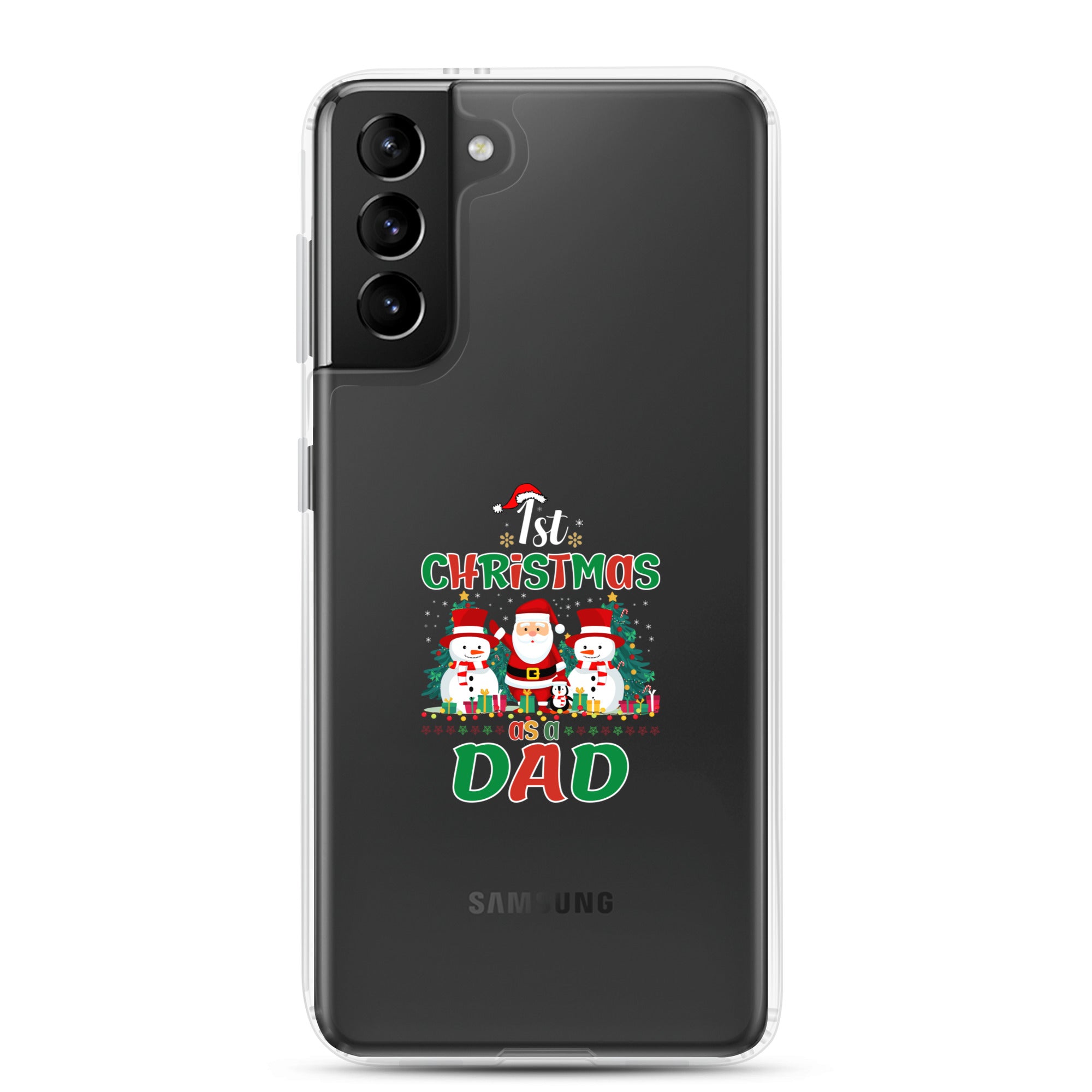 1st Christmas Dad Clear Case for Samsung®