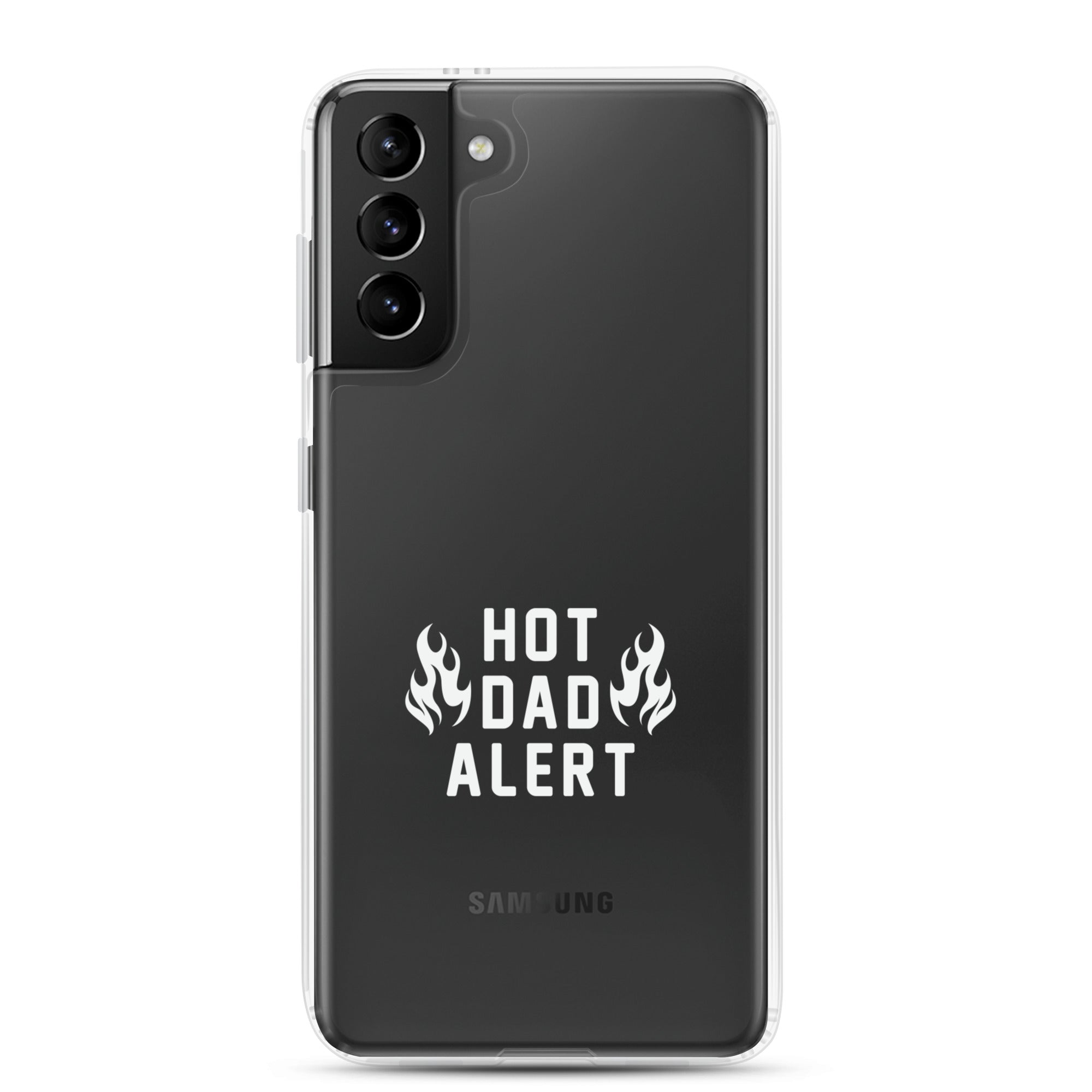 Hot Dad Alert Clear Case for Samsung®