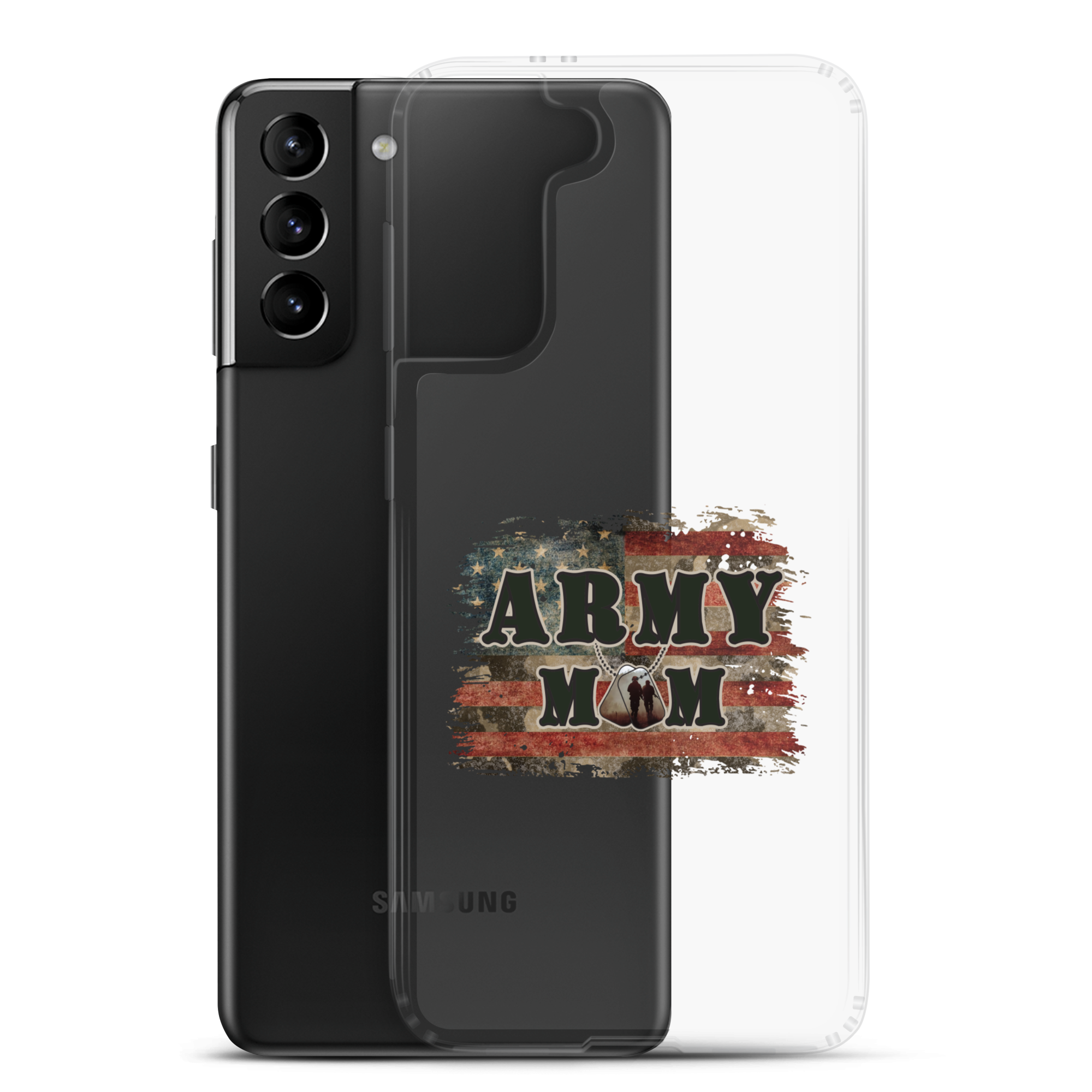 Army Mom Clear Case for Samsung®