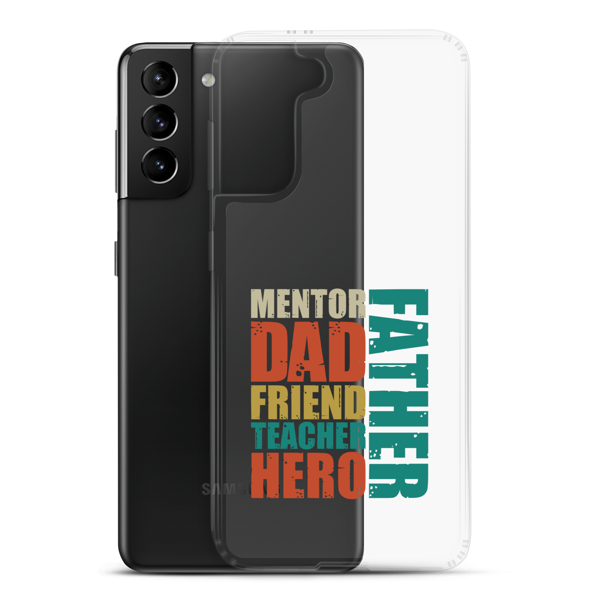 Mentor Dad Fiend Teacher Hero Father Clear Case for Samsung®