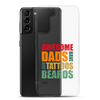 Awesome Dads Tattoos Beards Clear Case for Samsung®