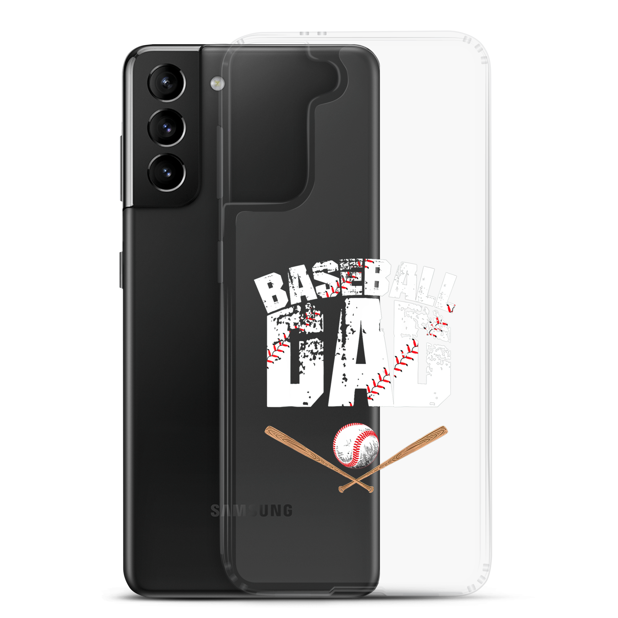 Baseball Dad Clear Case for Samsung®