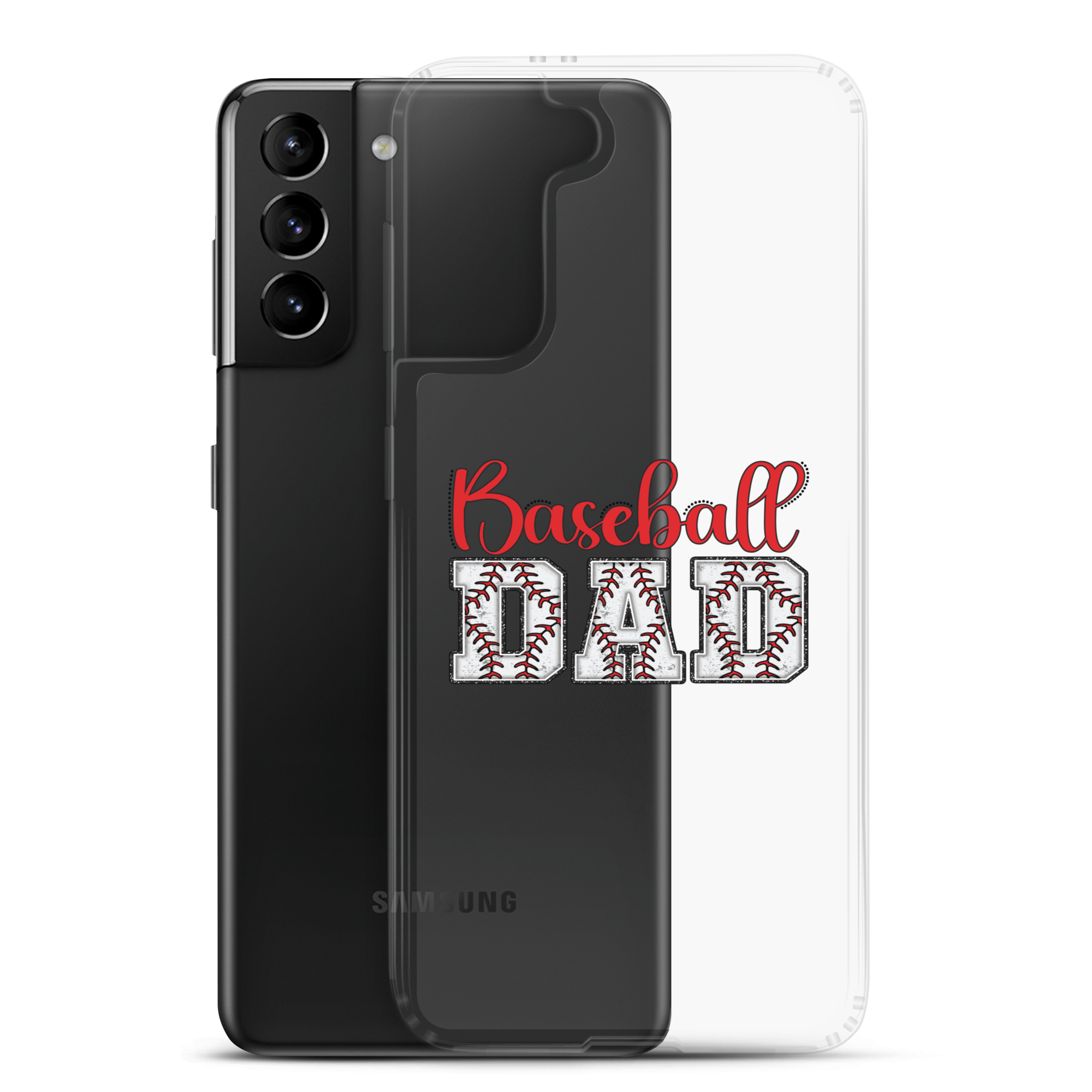 Baseball Dad Clear Case for Samsung®