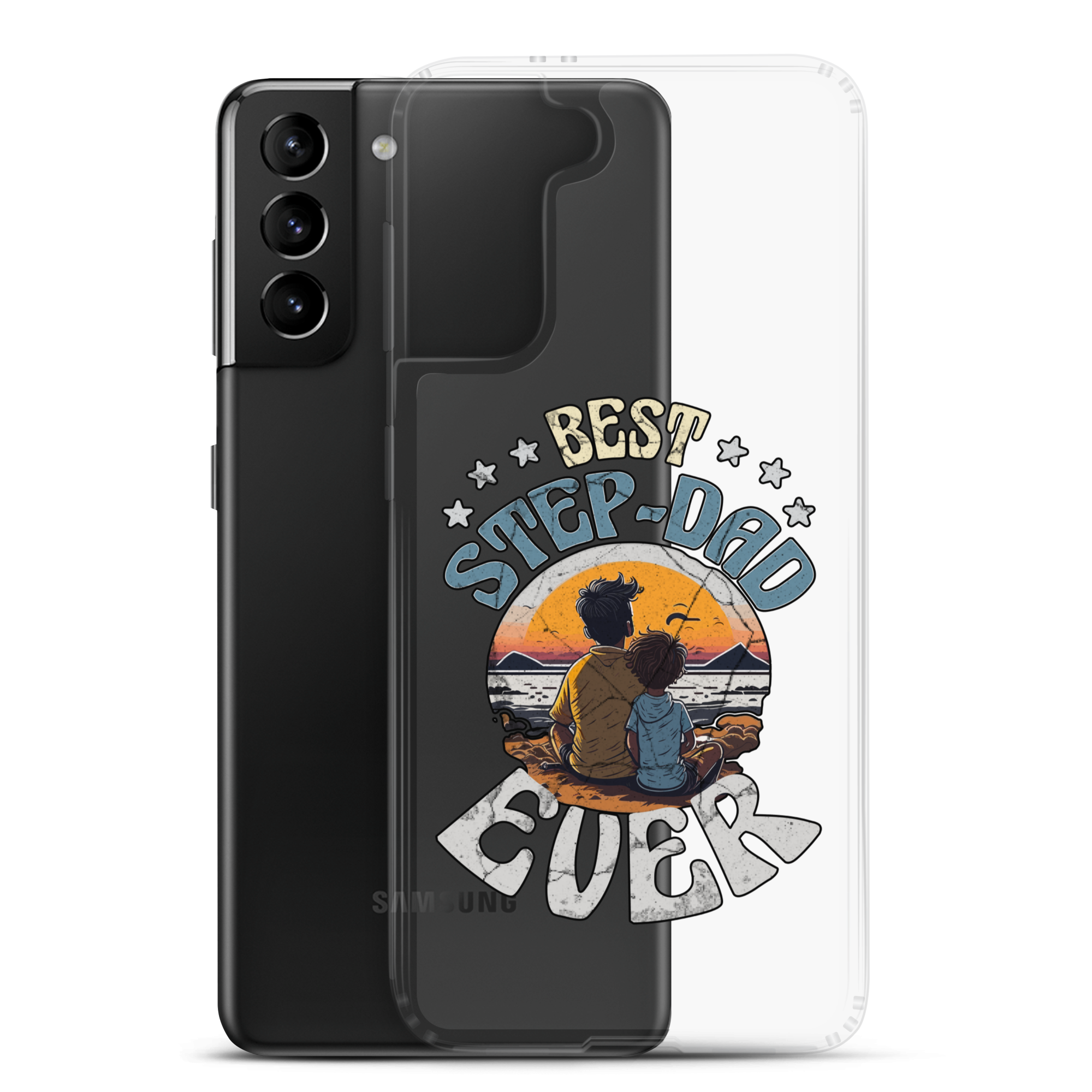 Best Step-Dad Ever Clear Case for Samsung®