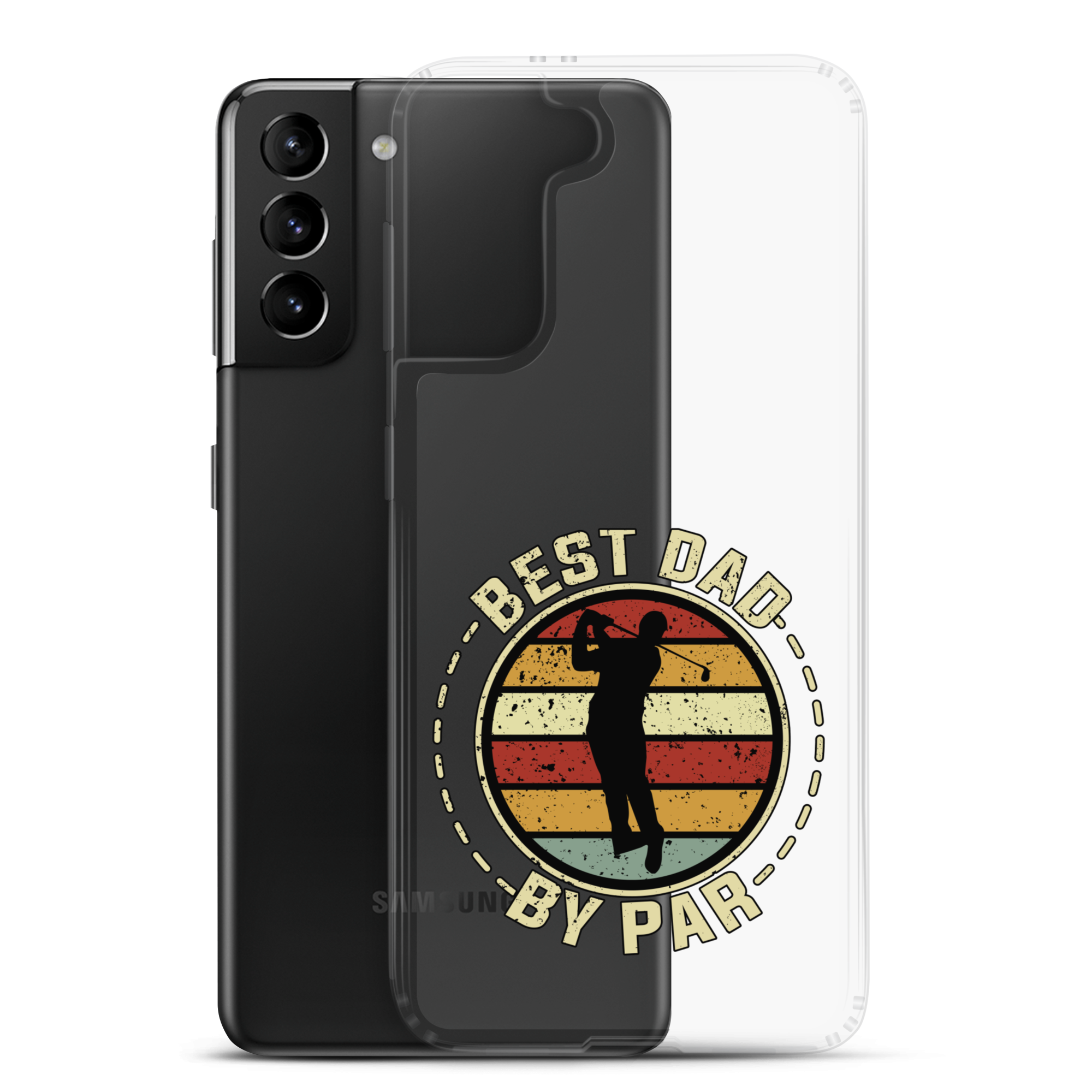 Best Dad By Par Clear Case for Samsung®