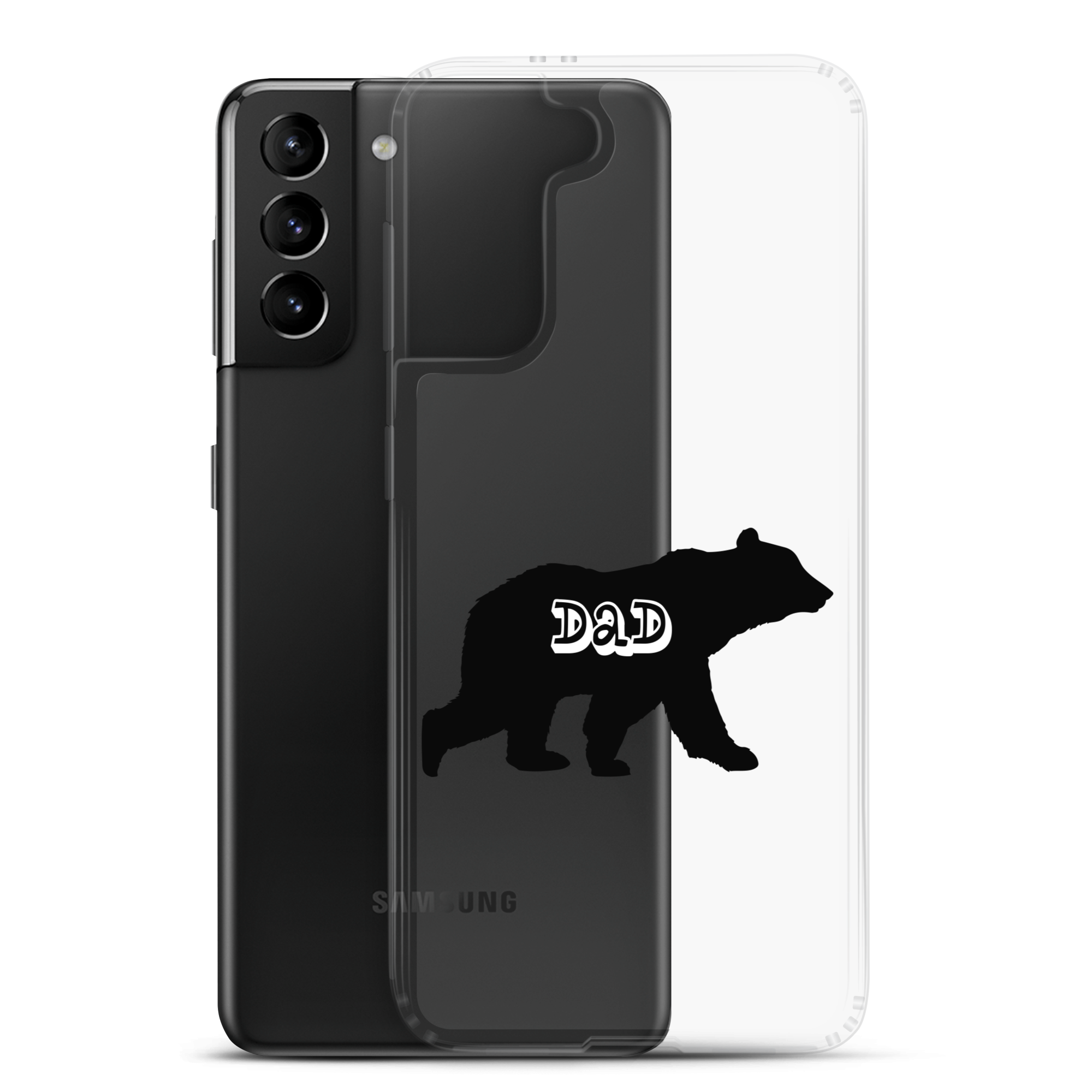 Bear Dad Clear Case for Samsung®