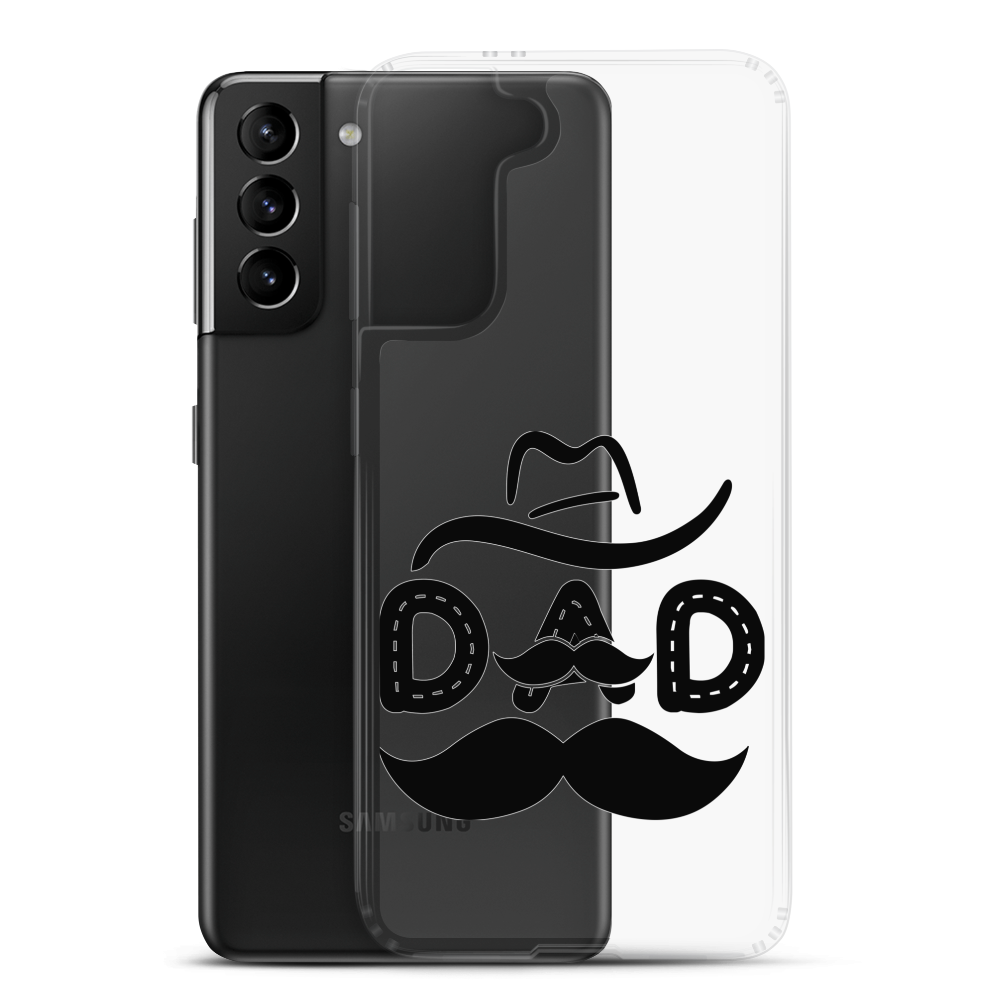 Dad Cowboy Clear Case for Samsung®