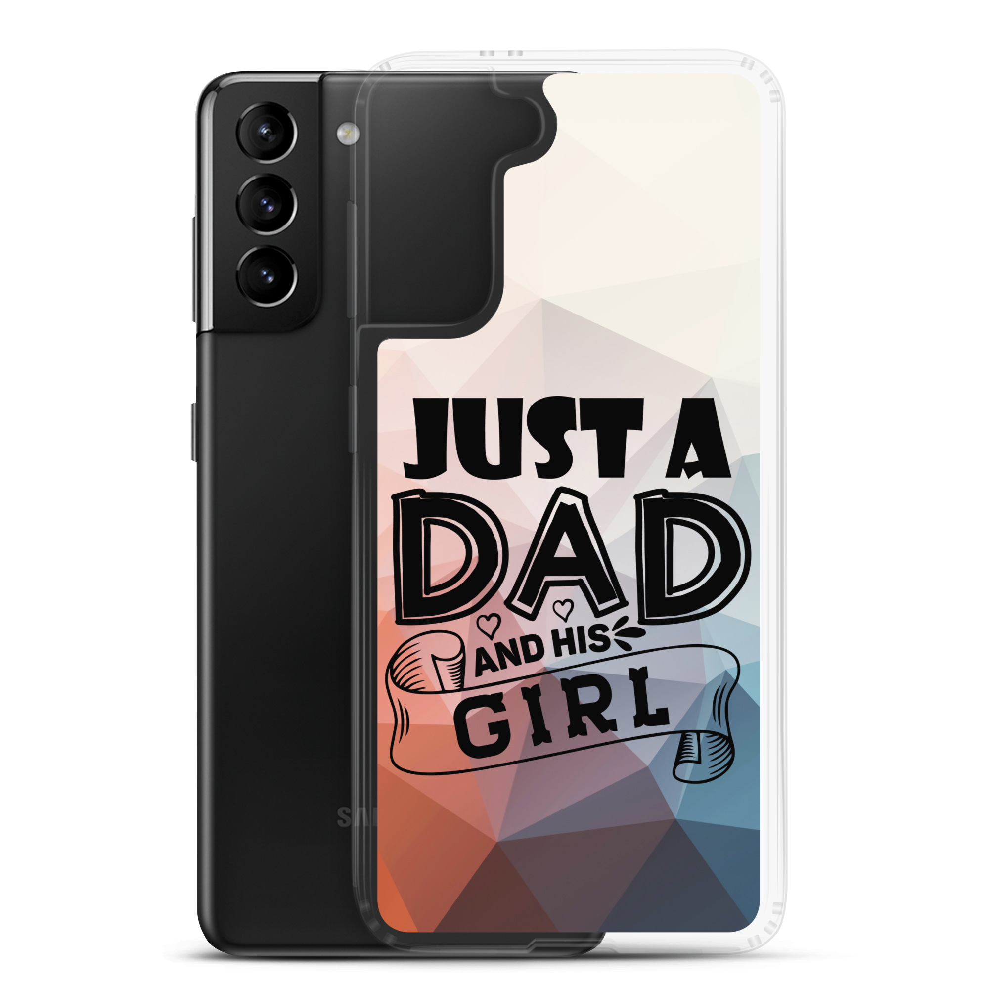 Just A Dad And His Girl Clear Case for Samsung®