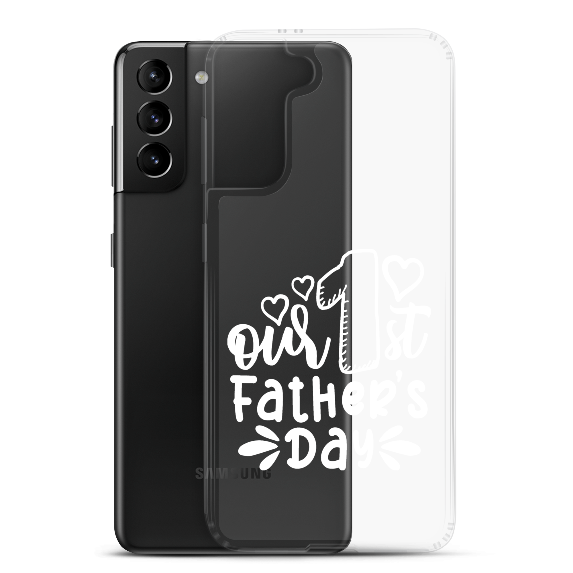 Our First Father's Day Clear Case for Samsung®