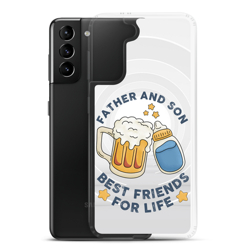 Father And Son Best Friends For Life Clear Case for Samsung®