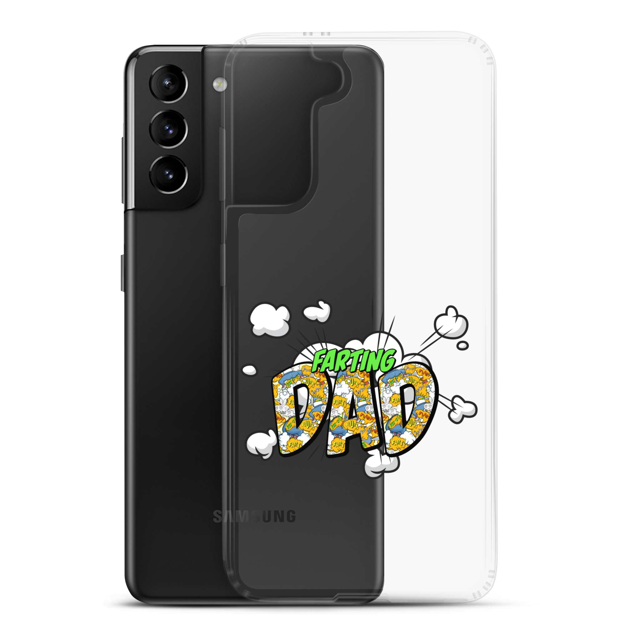 Farting Dad Clear Case for Samsung®