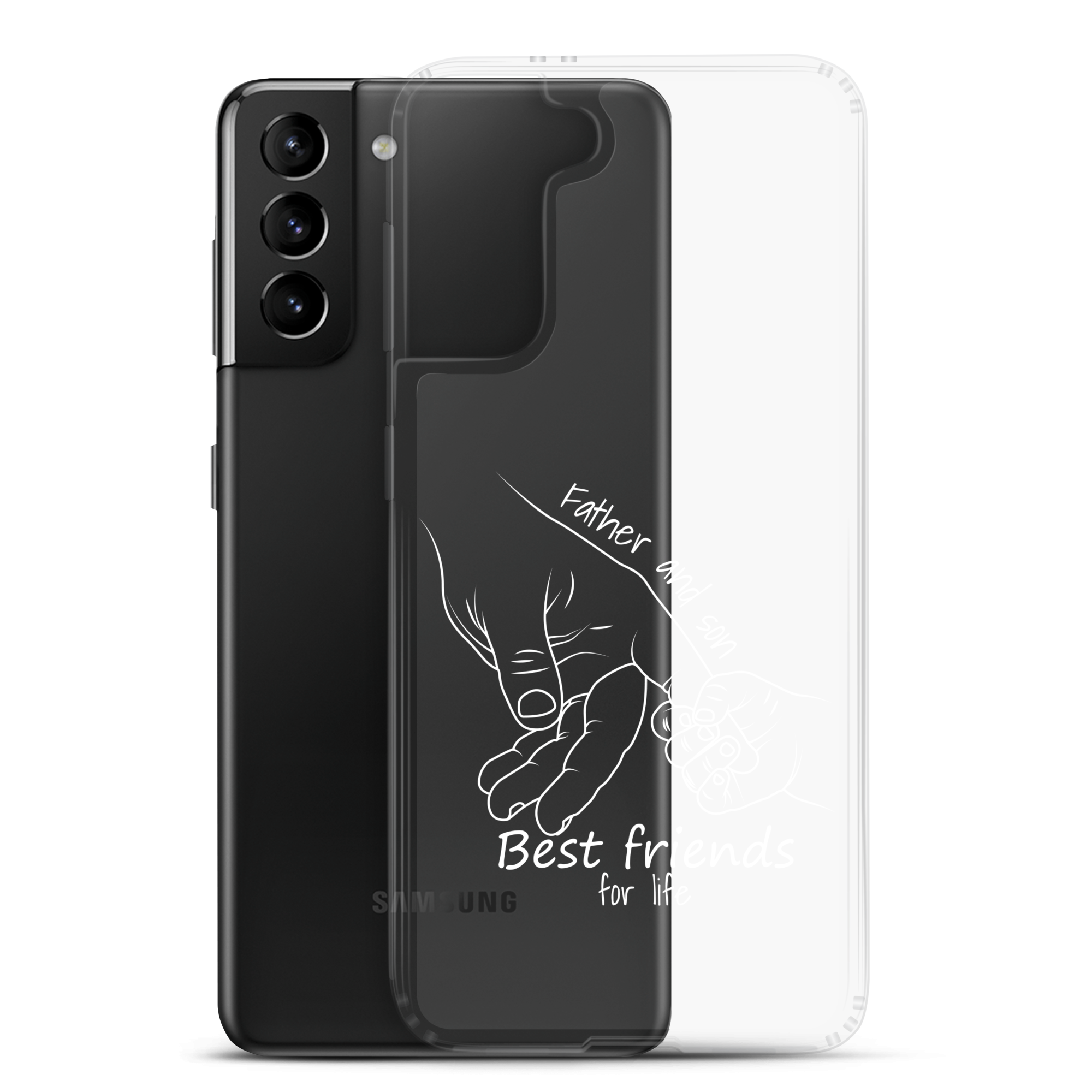 Father And Son Best Friends For Life Clear Case for Samsung®