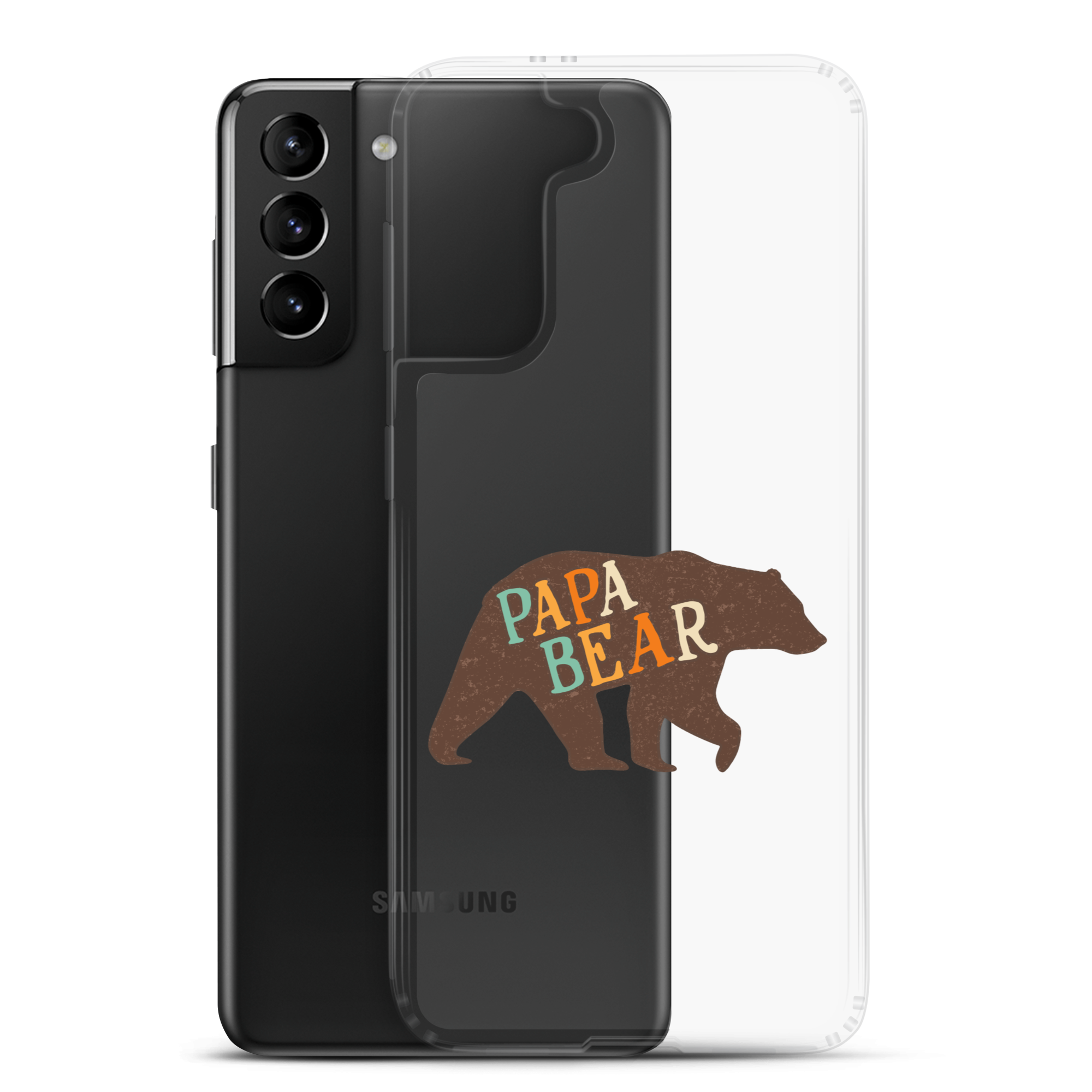 Papa Bear Clear Case for Samsung®