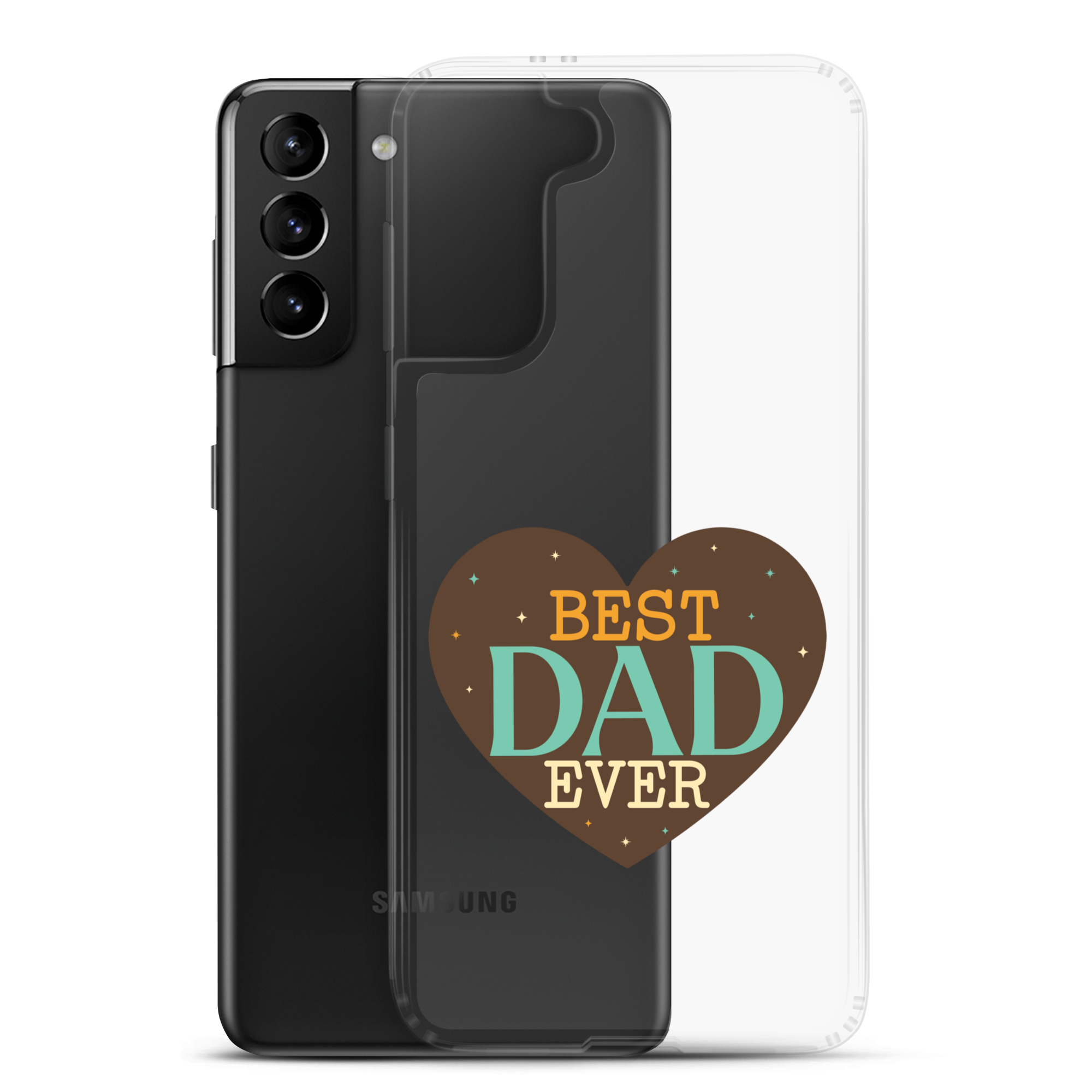 Best Dad Ever Clear Case for Samsung®