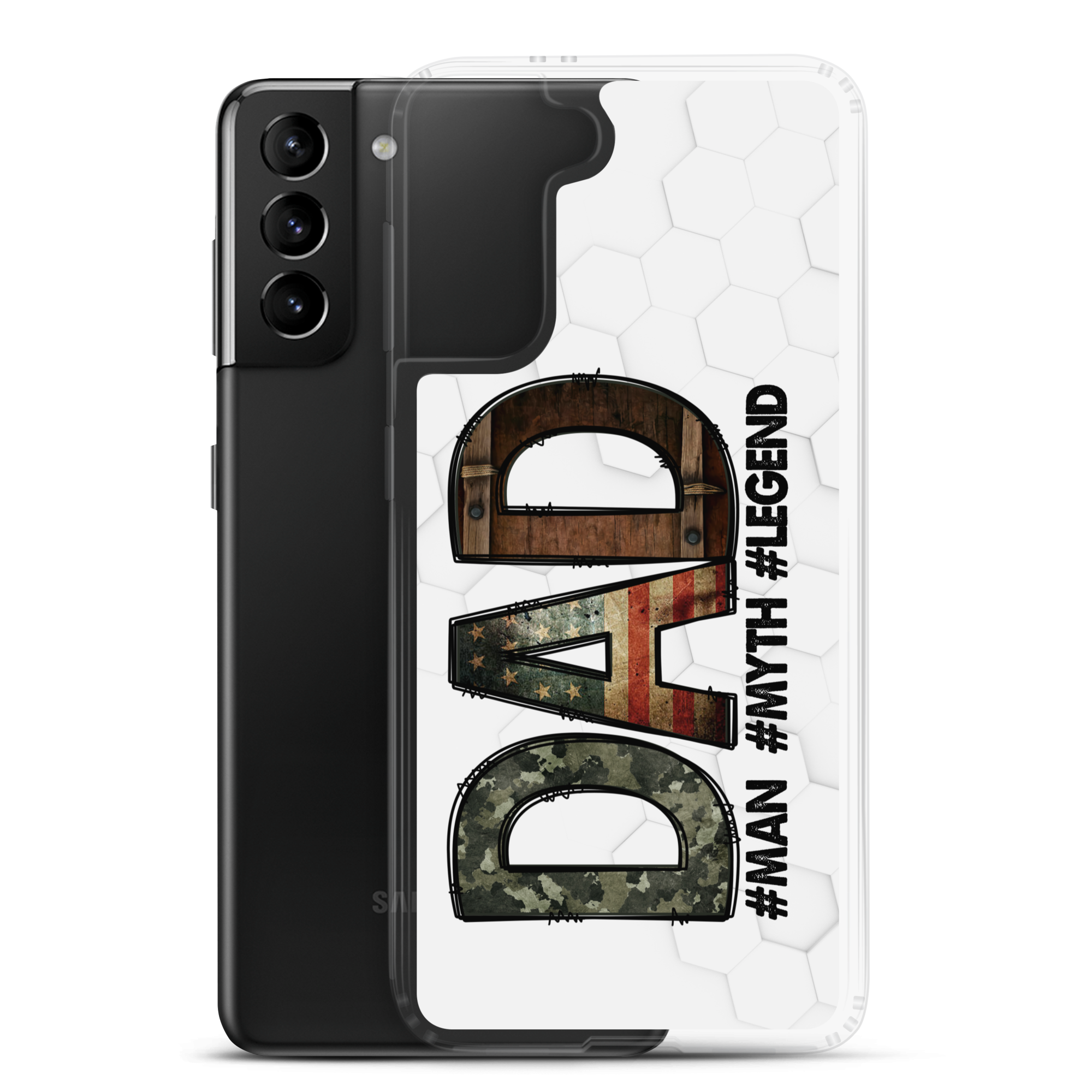 Dad #Man #Myth #Legend Clear Case for Samsung®