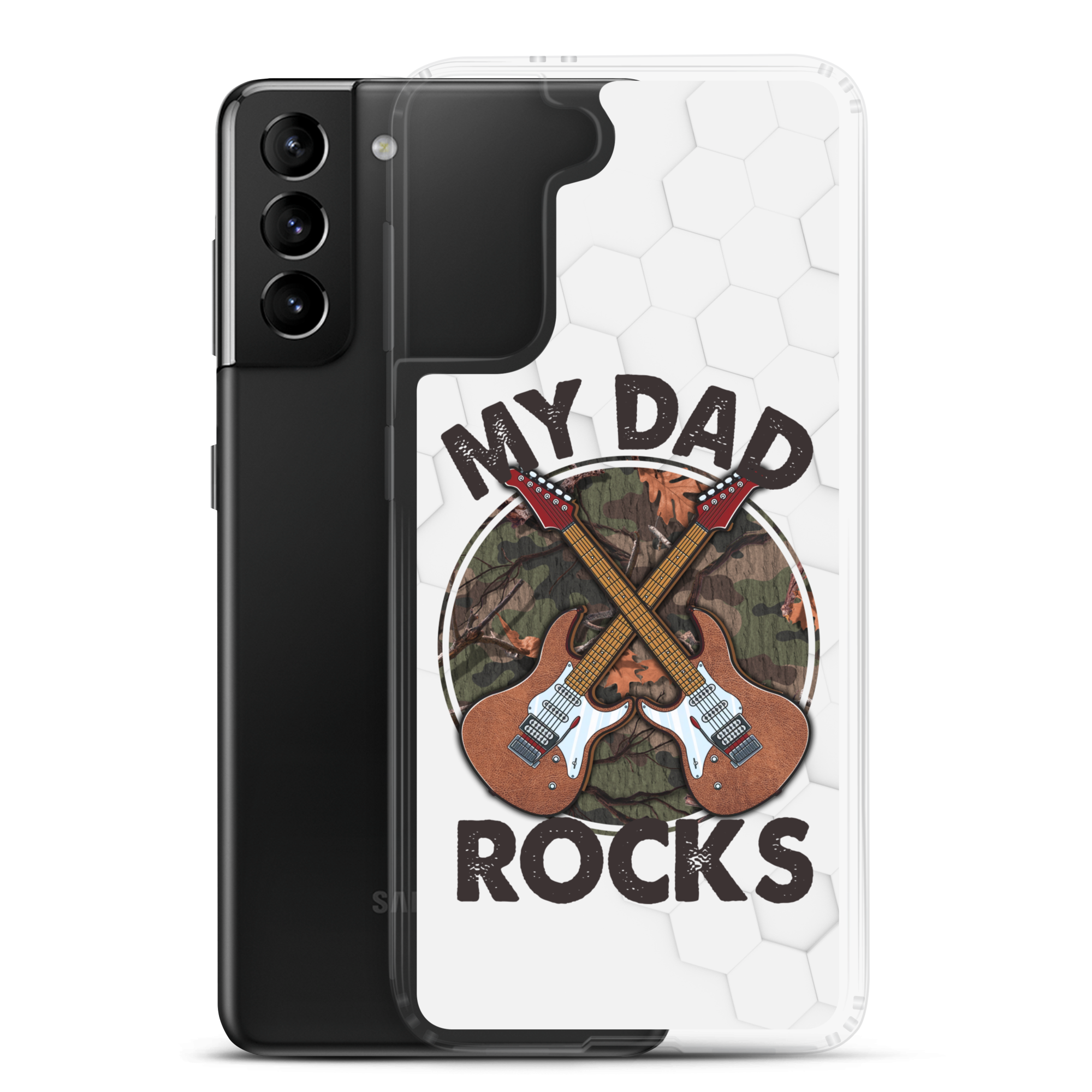 My Dad Rocks Clear Case for Samsung®