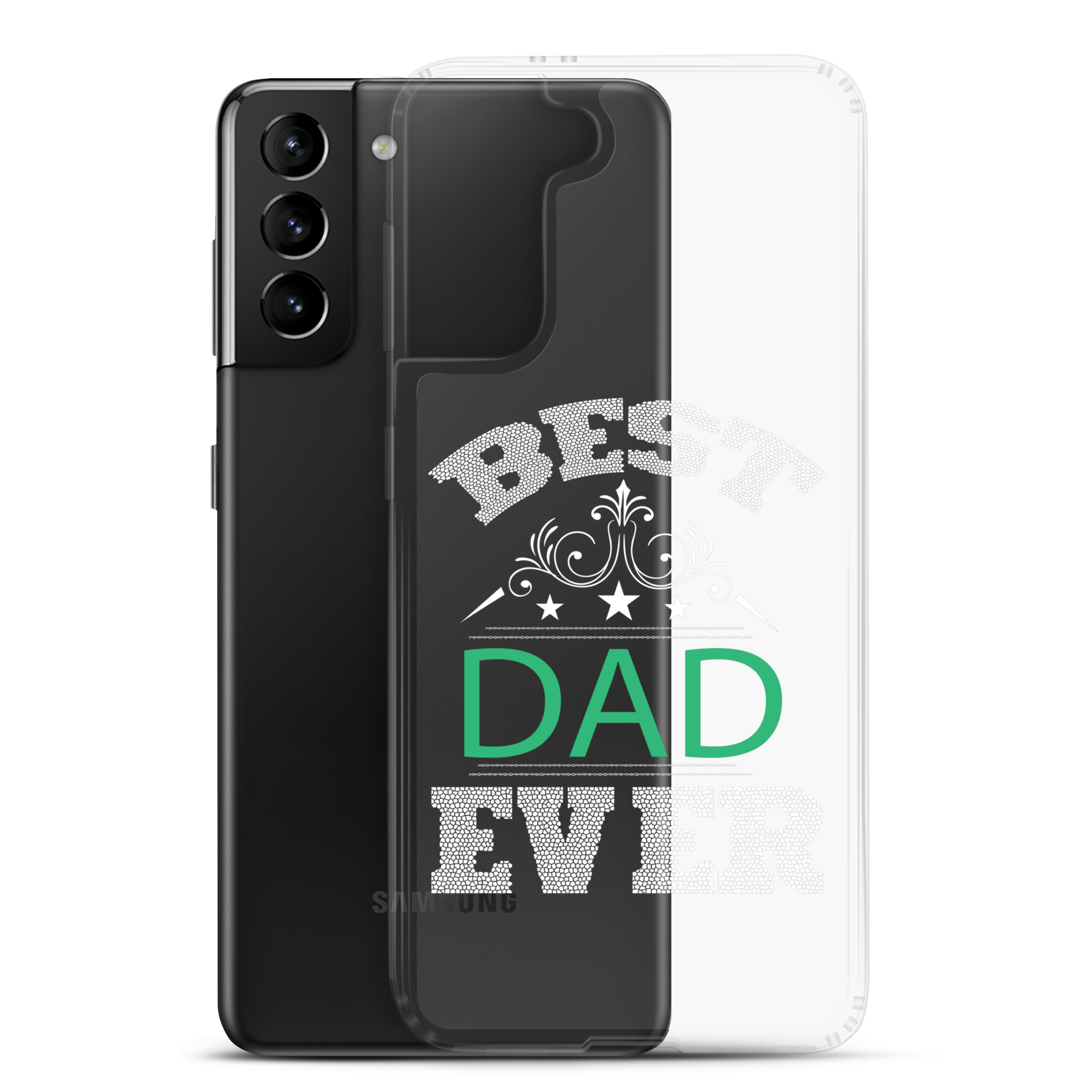 Best Dad Ever Clear Case for Samsung®