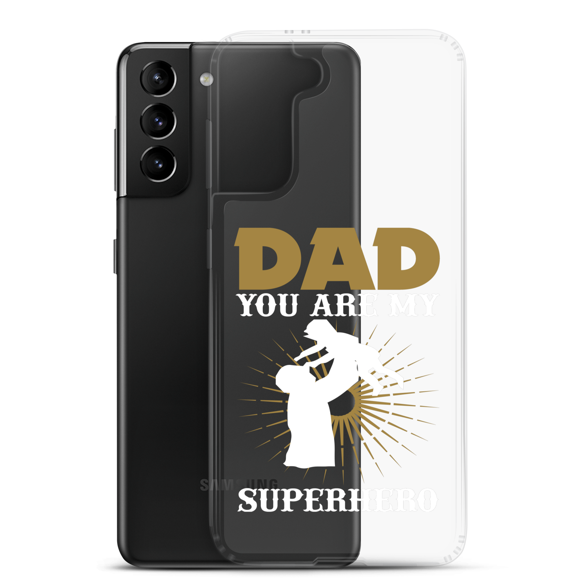 Dad You Are My Superhero Clear Case for Samsung®