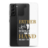 Father And Daughter Tide By Hand Heart To Heart Clear Case for Samsung®