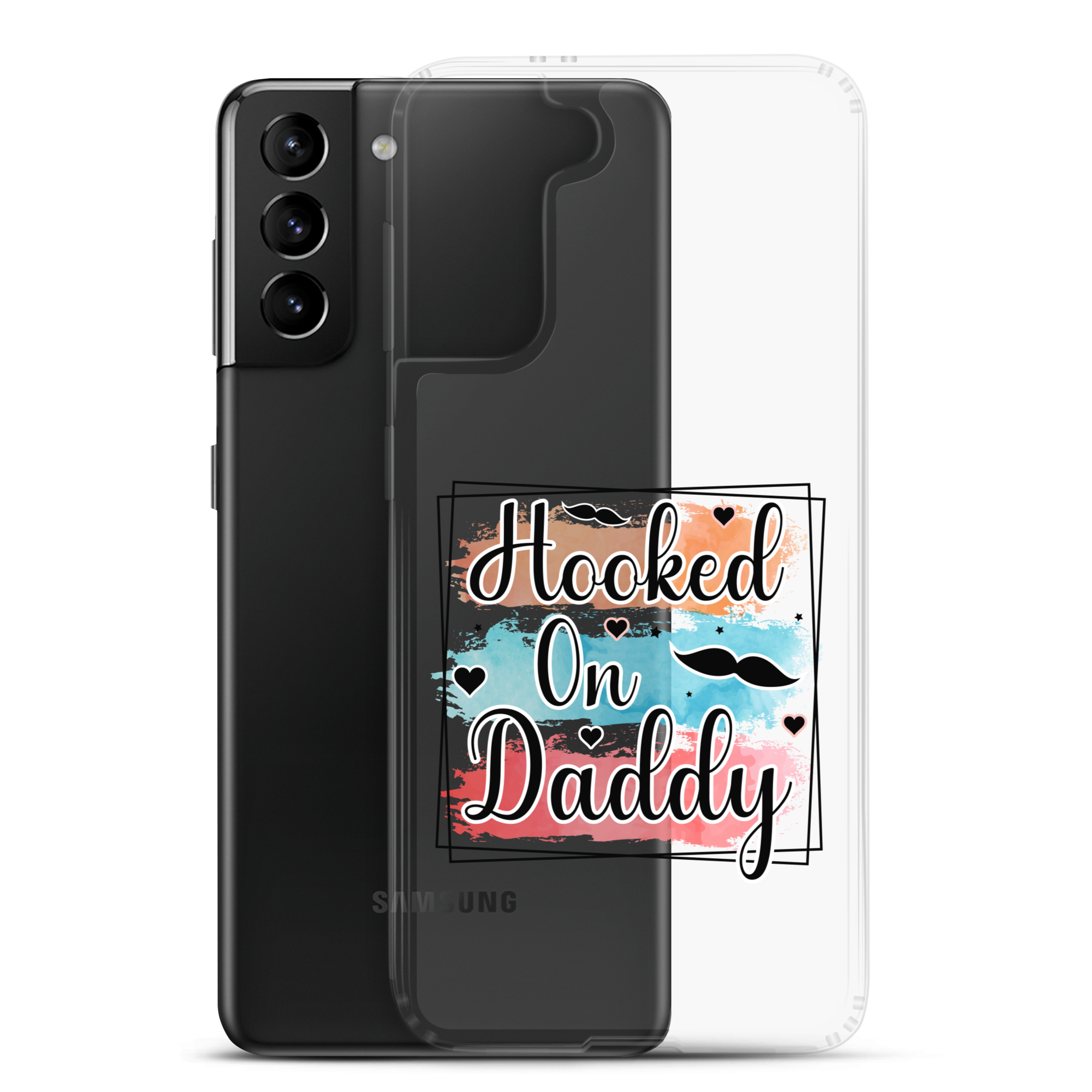 Hooked On Daddy Clear Case for Samsung®