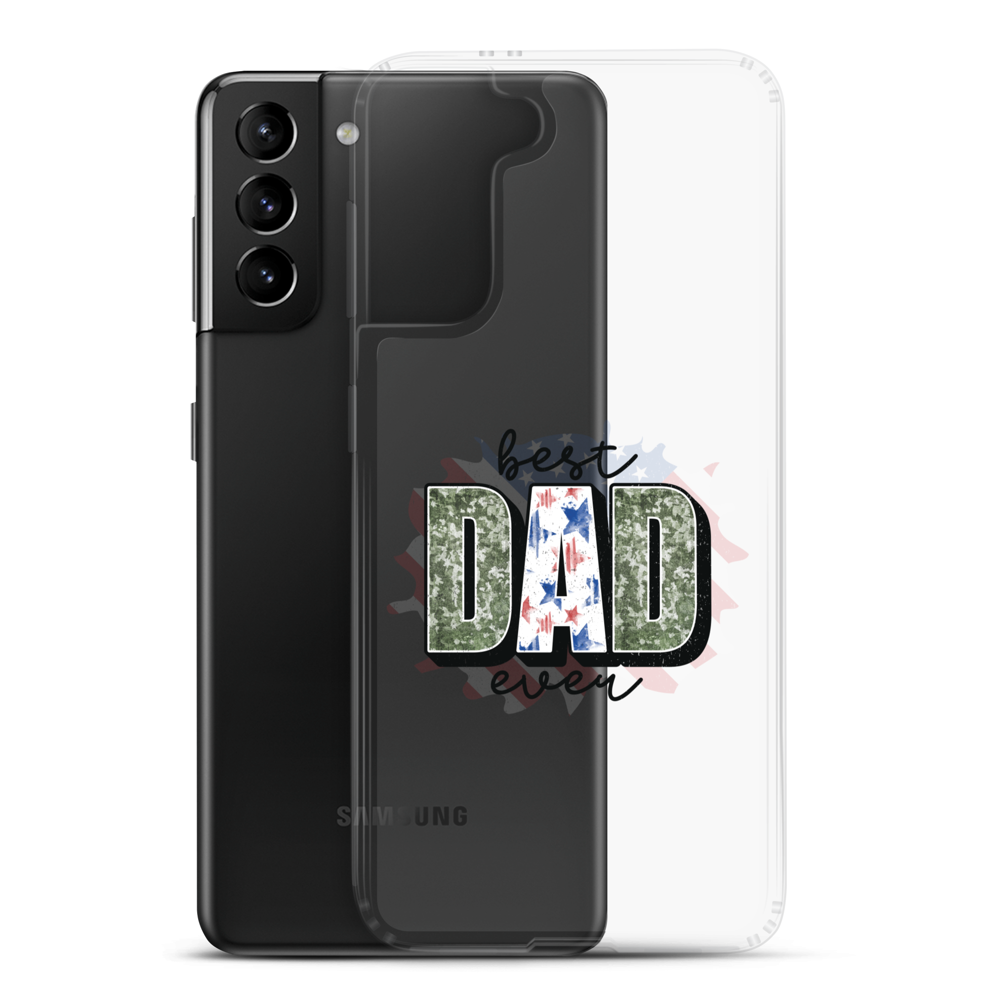 Best Dad Ever Clear Case for Samsung®