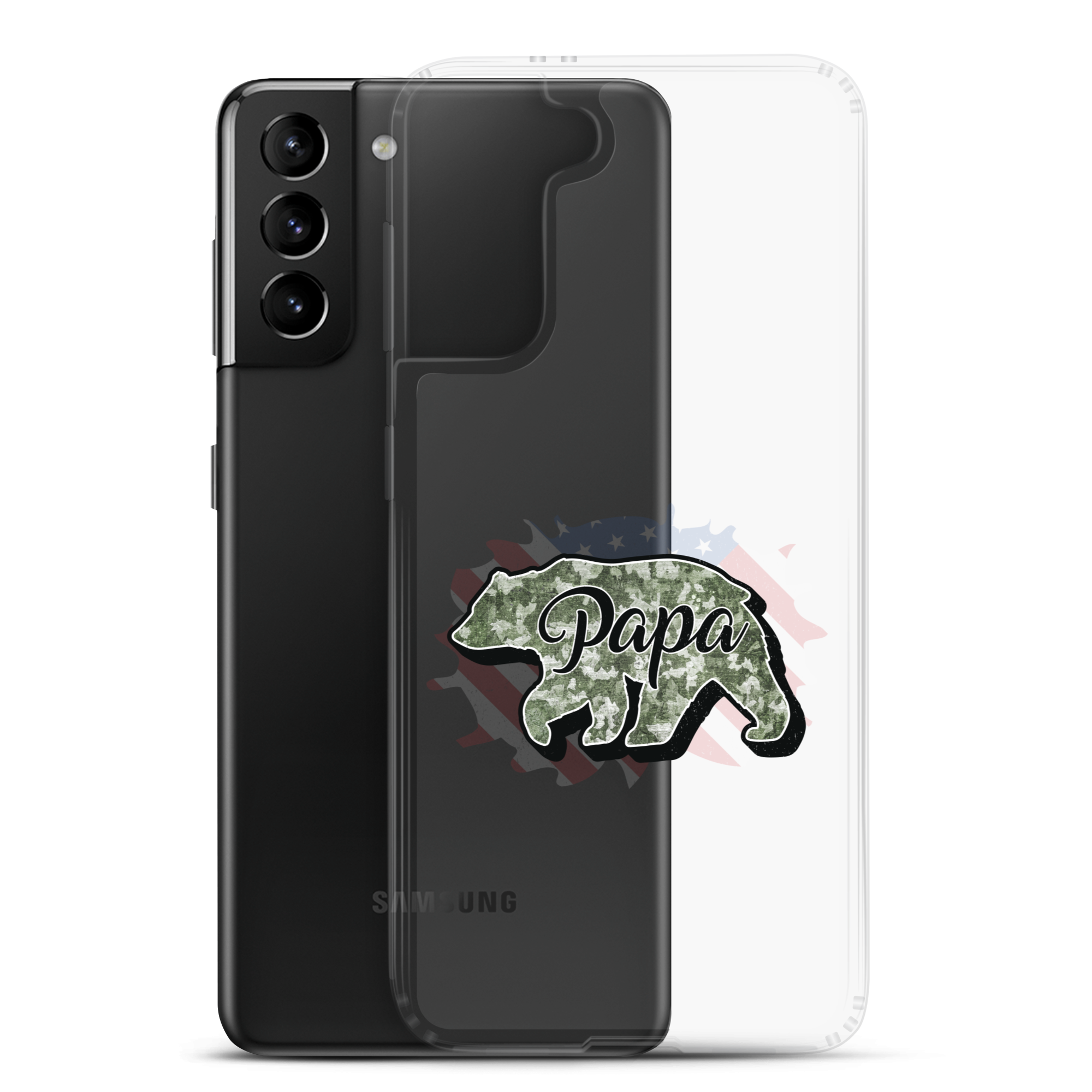 Bear Papa Clear Case for Samsung®