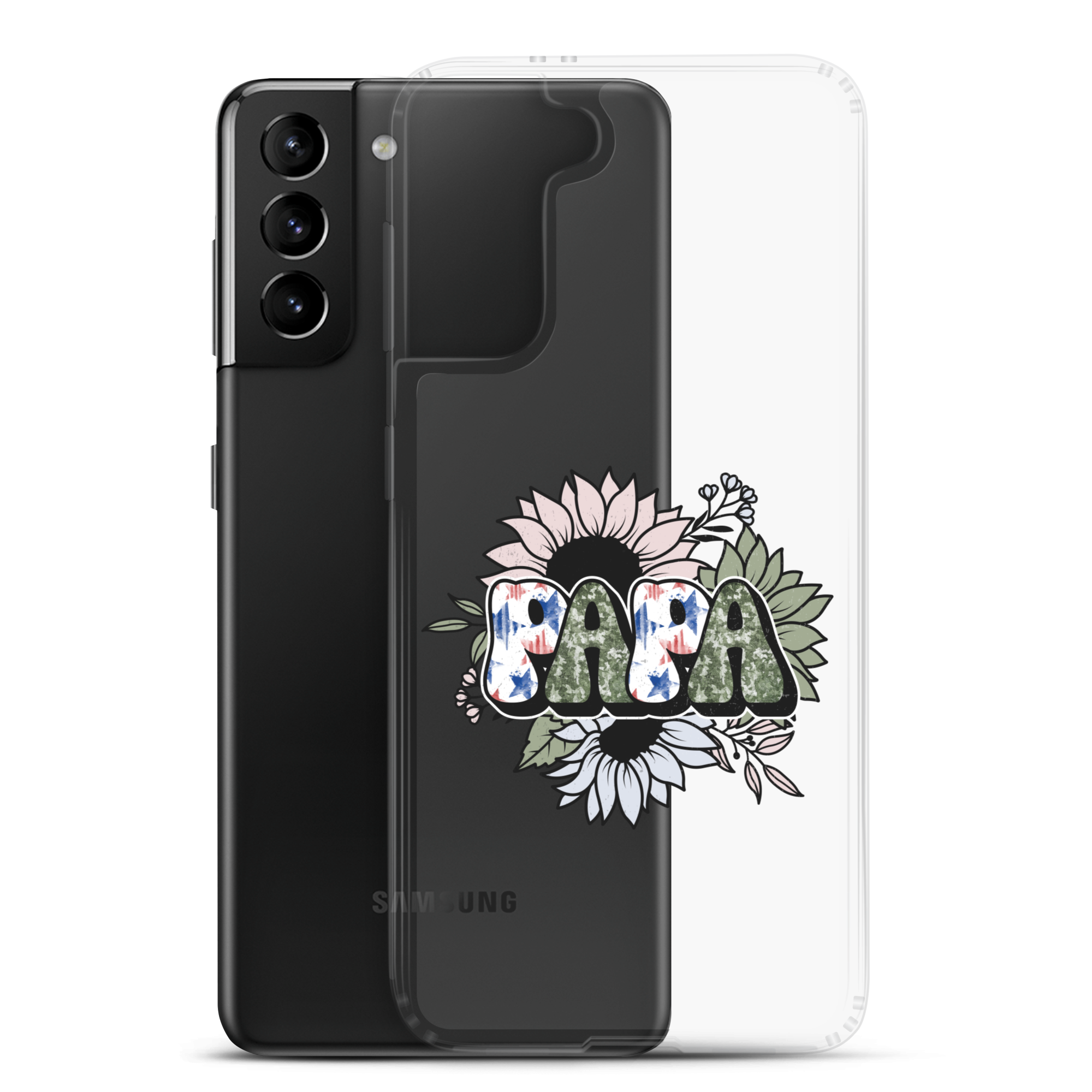 Papa Clear Case for Samsung®