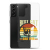 Best Cat Dad Ever Clear Case for Samsung®