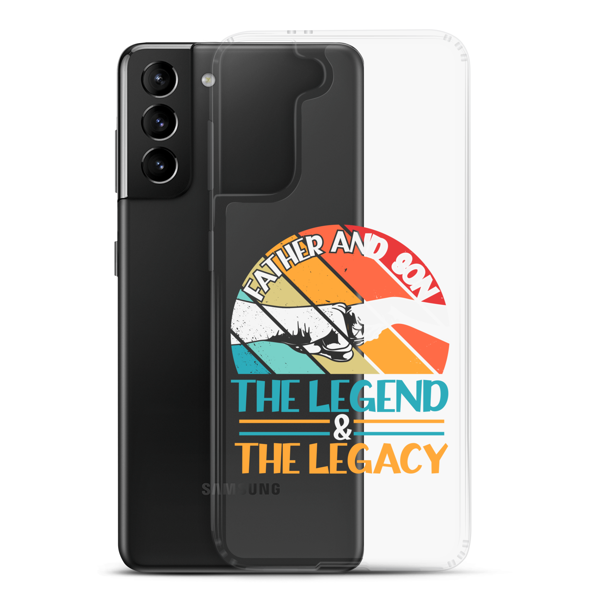 Father And Son The Legend And The Legacy Clear Case for Samsung®