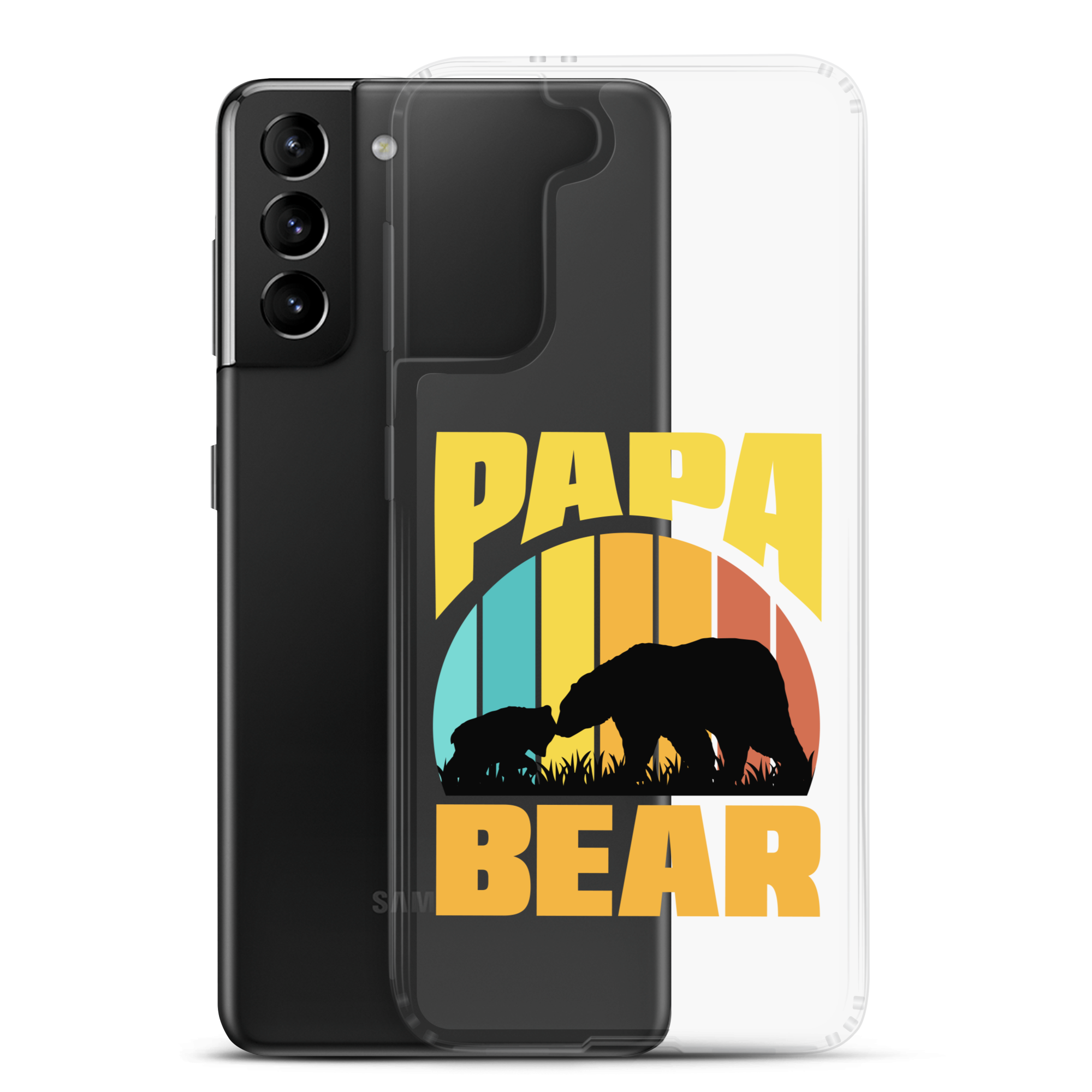 Papa Bear Clear Case for Samsung®