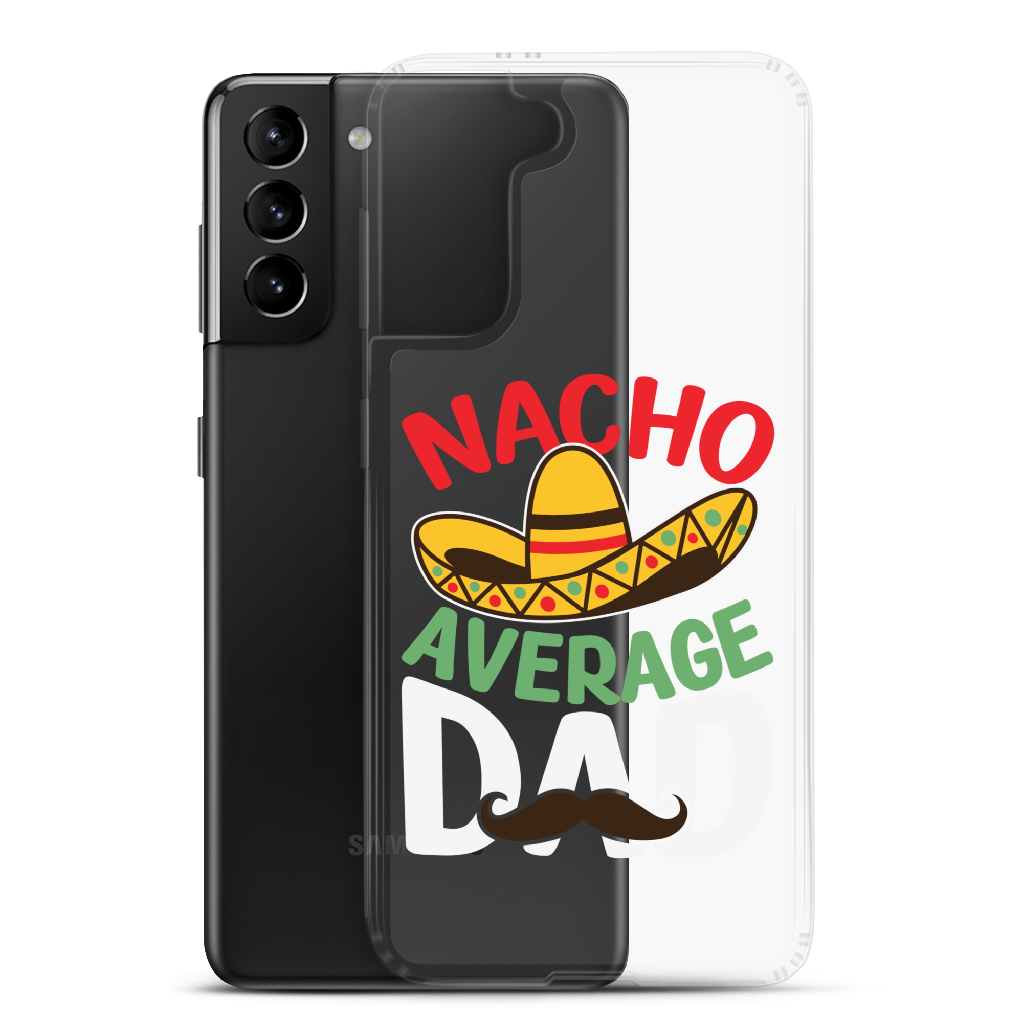 Nacho Average Dad Clear Case for Samsung®